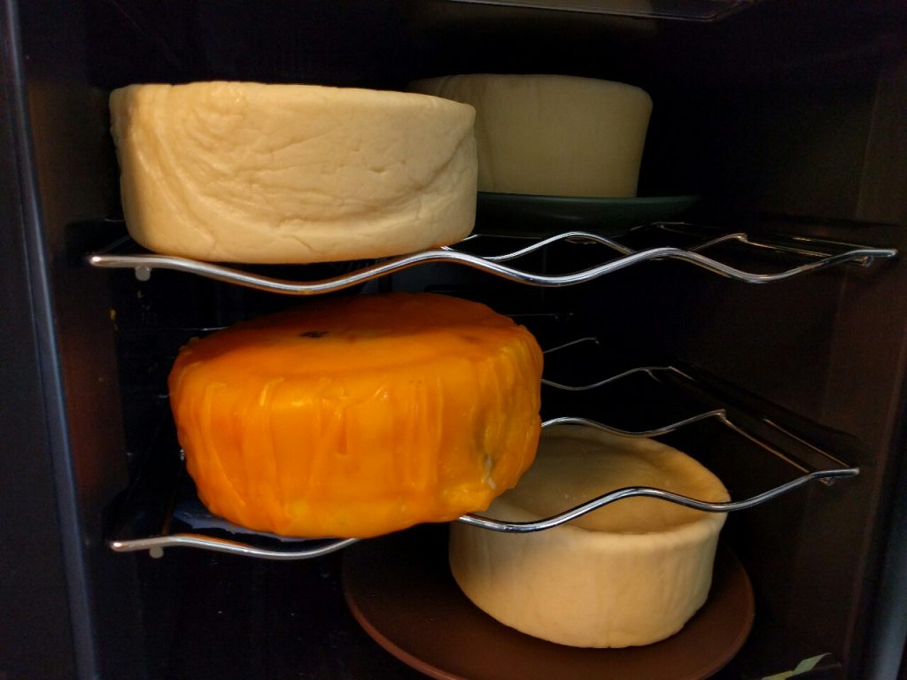 The current state of the cheese fridge
