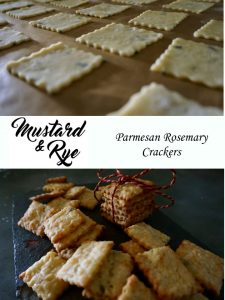 Parmesan Rosemary Crackers